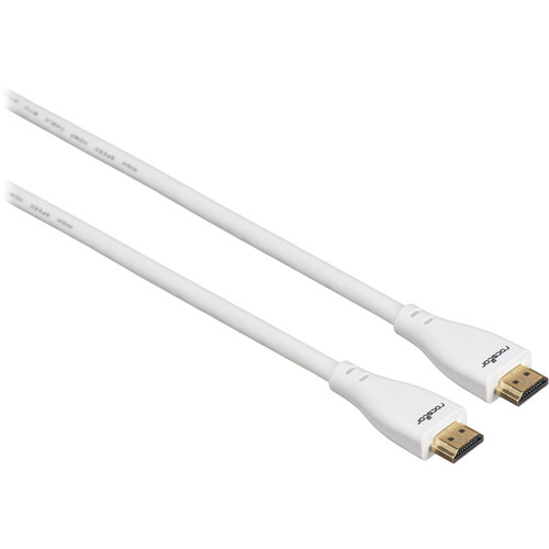 Rocstor Y10C162-W1 Premium High-Speed HDMI Cable with Ethernet (White, 12')