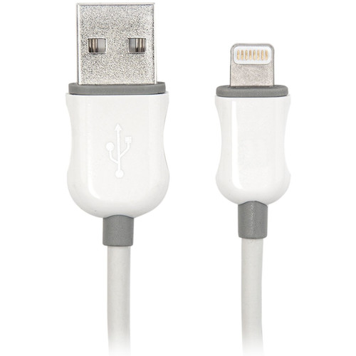 Rocstor Y10C Premium Lightning to USB Charge Sync 1.2m Cable (4', White)