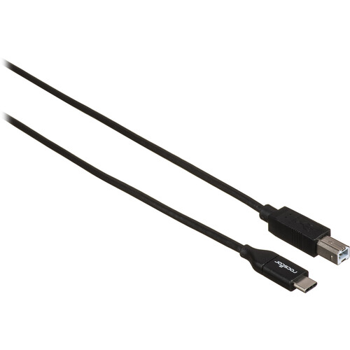 Rocstor Premium USB Type-C Male to USB Type-B Male Cable (6', Black)
