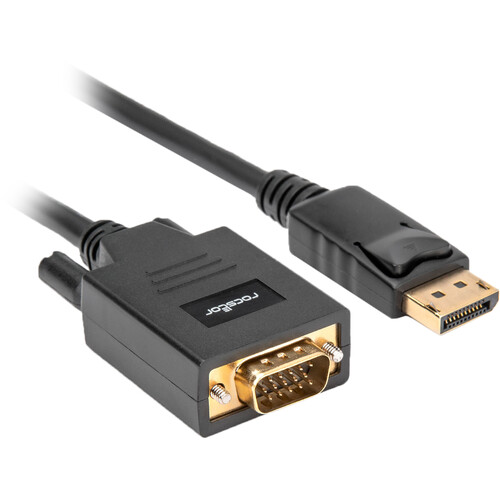 Rocstor DisplayPort Male to VGA Male Cable (10')