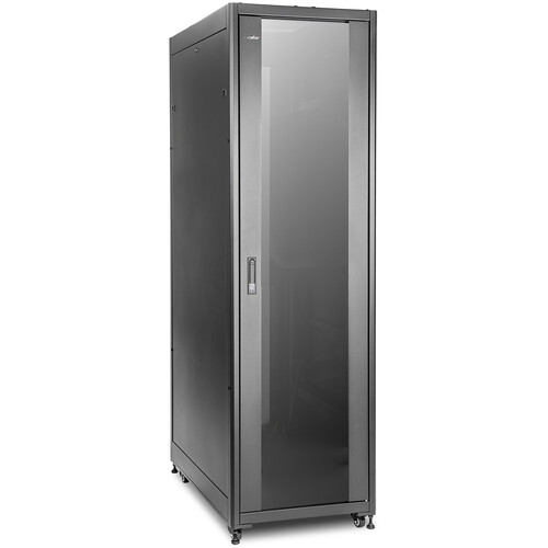 Rocstor SolidRack R3000G G2 Premium Assembled Rack Enclosure Cabinet Clear Glass Window (42 RU)