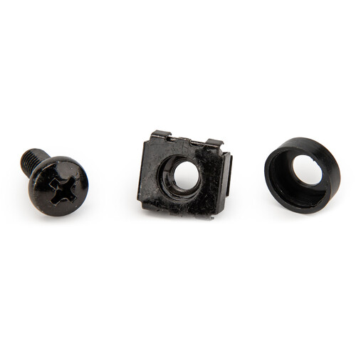 Rocstor M5 Rack Screw & Cage Nut (50-Pack, Black)