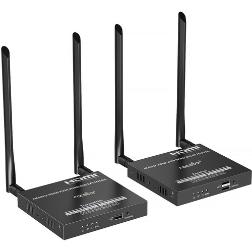 Rocstor TrueReach TR23 4K60 Wireless HDMI KVM Extender Kit with 2 Receivers (98')