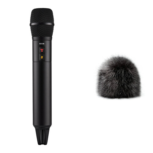 RODE Interview PRO Wireless Handheld Condenser Microphone Kit with Big Windbubble Windscreen (Long Haired)