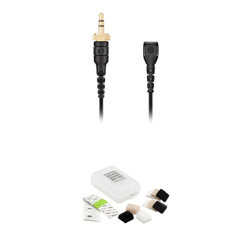 RODE Lavalier II Omnidirectional Lavalier Microphone with Mic Hiding Starter Kit (Black)