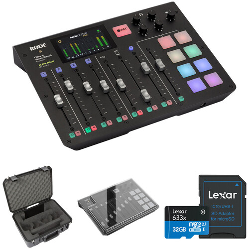 RODE RODECaster Pro with Protective Case and Memory Card Kit