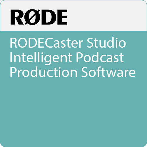 RODE RODECaster Studio Intelligent Podcast Production Software