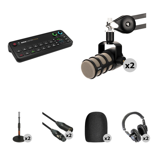 RODE RODECaster Video All-in-One Production Console Podcasting Kit