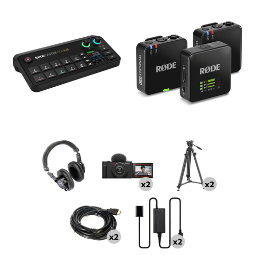 RODE RODECaster Video S All-in-One Production Console 2-Camera Creator Kit