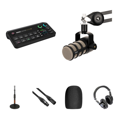 RODE RODECaster Video S All-in-One Production Console Podcasting Kit