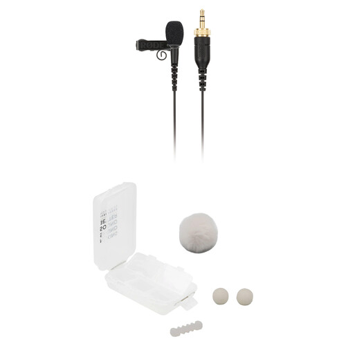 RODE RODELink Lav Omnidirectional Lavalier Microphone with Outdoor Kit (Black Mic, White Accessories)