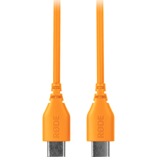 RODE SC22 USB-C to USB-C Cable (Orange, 11.8")