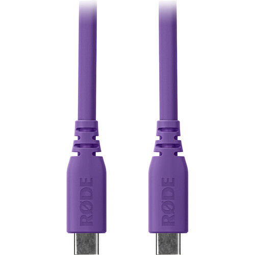 RODE SC27 SuperSpeed USB-C to USB-C Cable (Purple, 6.6')