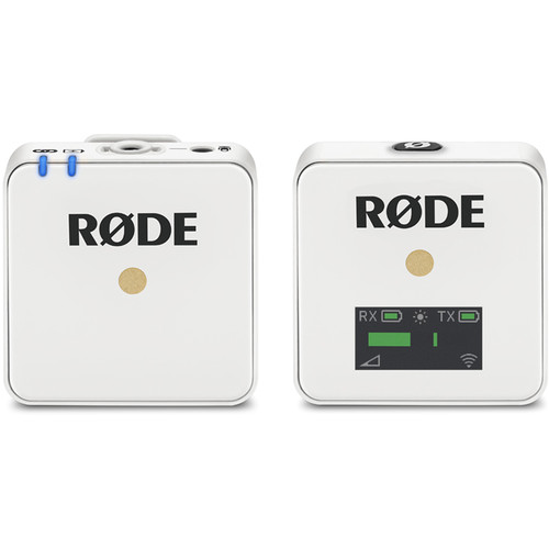 RODE Wireless GO Compact Digital Wireless Microphone System (2.4 GHz, White)