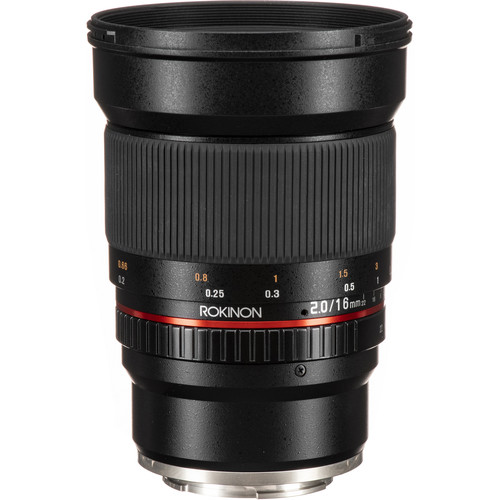 Rokinon 16mm f/2.0 ED AS UMC CS Lens for Sony E Mount