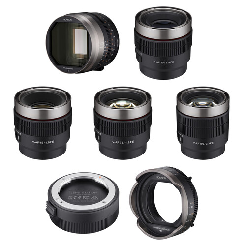 Rokinon Cine AF Full-Frame Anamorphic 4-Lens Kit with Pro Controller & Lens Station (Sony E)