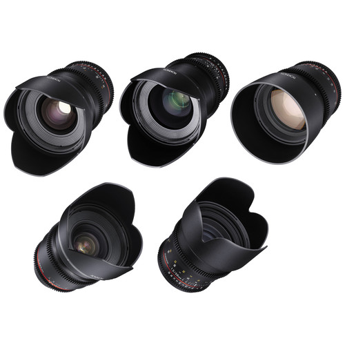 Rokinon Cine DS 5 Lens Kit with Sony A-Mount