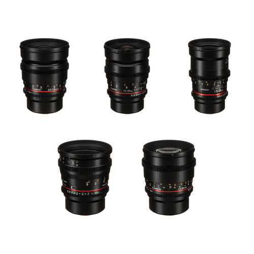 Rokinon Cine DS 5 Lens Kit with MFT Mount