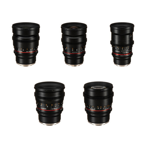 Rokinon Cine DS 5 Lens Kit with Sony E-Mount