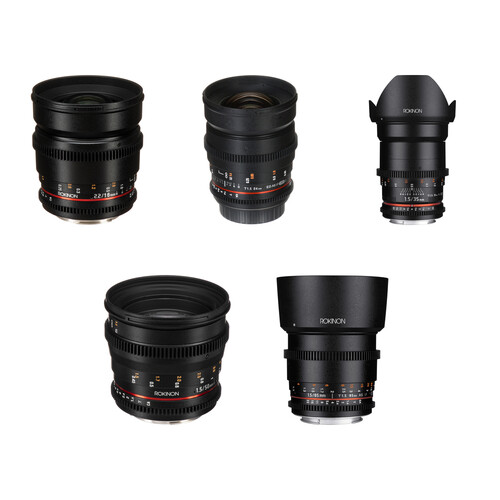 Rokinonシネマ五レンズセット　EF Mount rokinon_cine_ds_5_lens_1720192