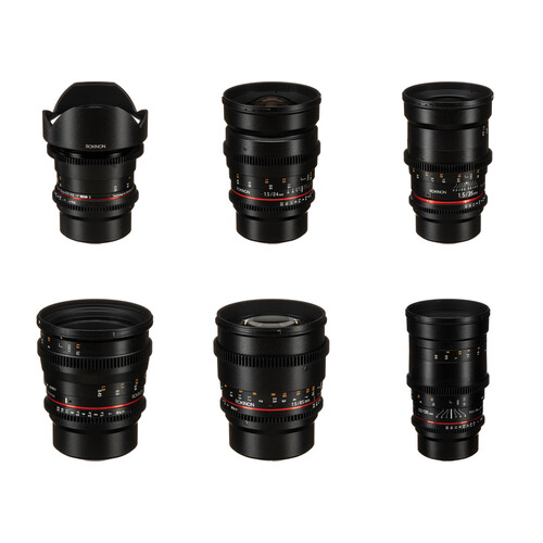 Rokinon Cine DS 6 Lens Kit with MFT Mount
