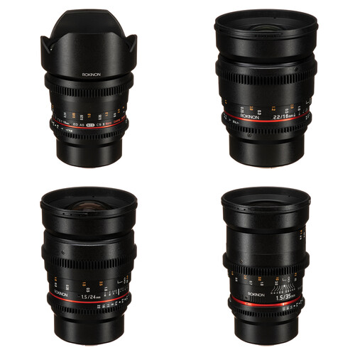 Rokinon Cine DS Wide-Angle Lens Kit for APS-C (Micro Four Thirds)