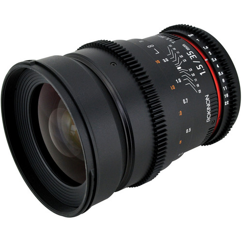 Rokinon 35mm T1.5 Cine AS UMC Lens for Sony A Mount