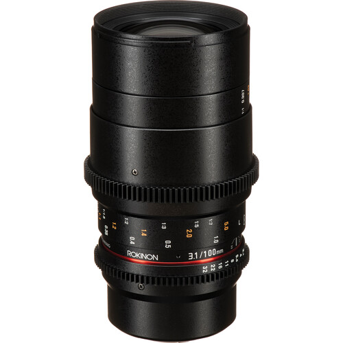 Rokinon 100mm T3.1 Macro Cine DS Lens for Micro Four Thirds Mount