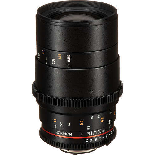 Rokinon 100mm T3.1 Macro Cine DS Lens for Nikon F Mount