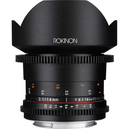 Rokinon 14mm T3.1 Cine DS Lens for Canon EF Mount