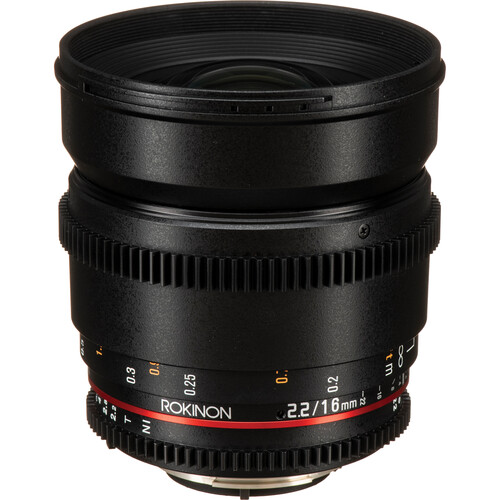 Rokinon 16mm T2.2 Cine DS Lens for Nikon F Mount for APS-C