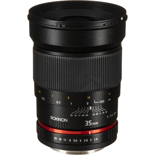 Rokinon 35mm f/1.4 AS UMC Lens for Canon EF
