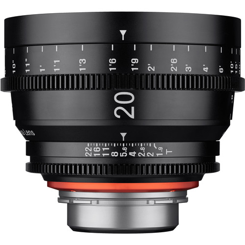 Rokinon Xeen 20mm T1.9 Lens with MFT Mount