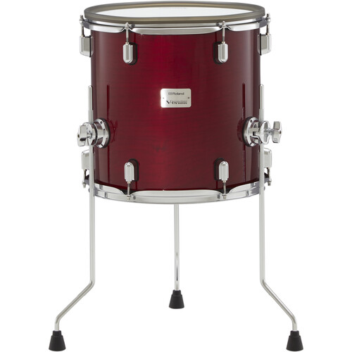 Roland V-Drums Acoustic Design 14" Floor Tom Pad (Gloss Cherry)
