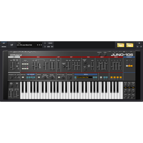 Roland JUNO-106 Lifetime Key Software Synthesizer Plug-In
