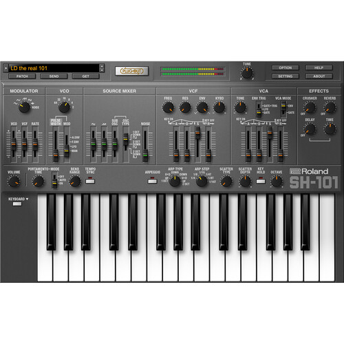 Roland SH-101 Lifetime Key Software Synthesizer Plug-In