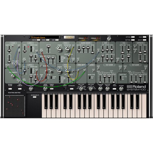 Roland SYSTEM-100 Lifetime Key Software Synthesizer Plug-In