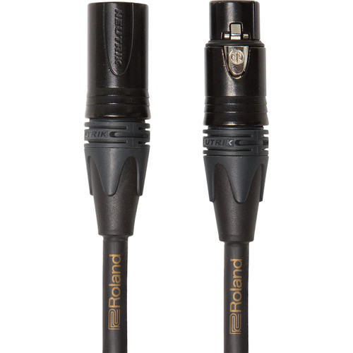 Roland RMC-GQ50 Gold Series XLR Male to XLR Female Quad Microphone Cable (50')