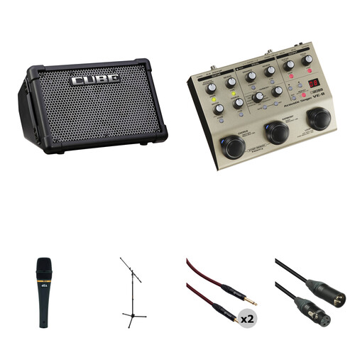 Roland CUBE Street EX Amplifier Kit with Boss VE-8 Acoustic