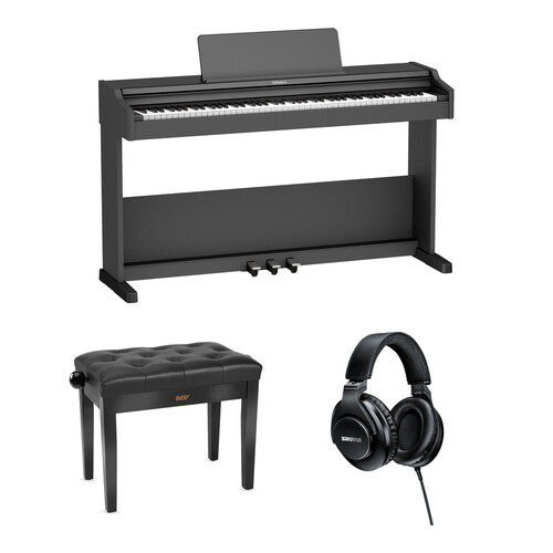 Roland RP107 88-Key Digital Piano Kit with Bench and Headphones (Black)