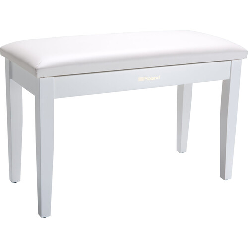 Roland RPB-D100WH Duet Piano Bench with Storage Compartment (Satin White)