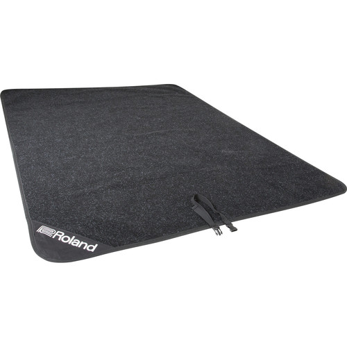 Roland TDM-25 Nonslip Floor Mat for Drums (78 x 64", Charcoal)
