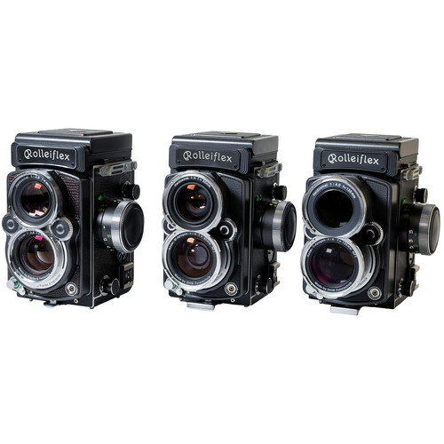 Used Rollei Rolleiflex 2,8 FX, 4,0 FW, and 4,0 FT Camera Set
