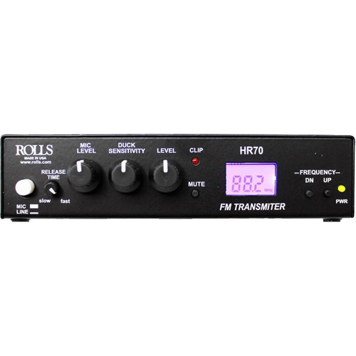 Rolls HR70 FM Digital Transmitter (87.5 to 108 MHz)