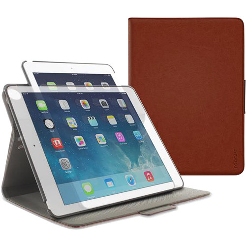 rooCASE Orb Folio Case for Apple iPad Air 2 (Brown)