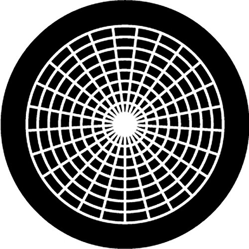 Rosco Radial 1 B/W Rotating Glass Gobo (Custom Size)