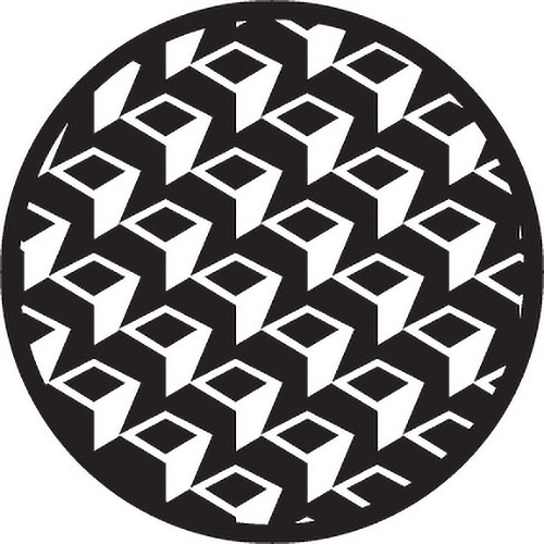 Rosco Cubes 2 B/W Breakup Glass Gobo (Custom Size)