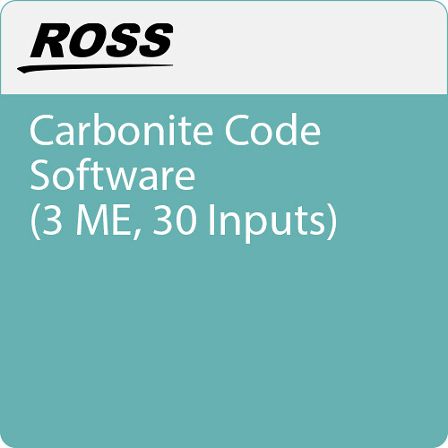 Ross Video Carbonite Code 30 Software (Download)