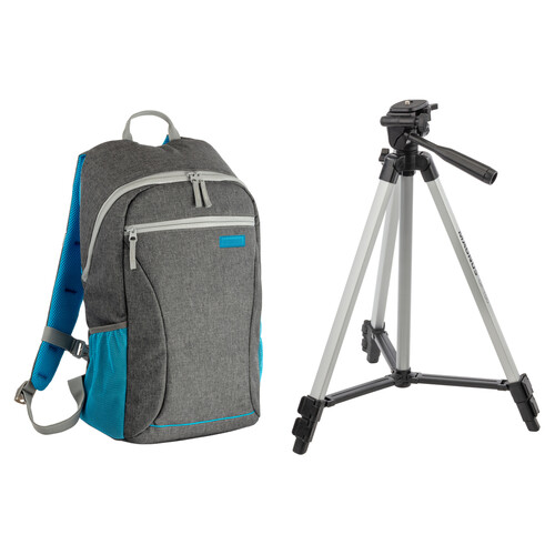 Ruggard Compact DSLR Backpack with Magnus GP-100 Light-Duty Tripod