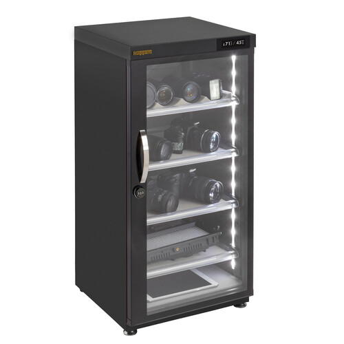 Ruggard EDC-125LT Electronic Dry Cabinet with Touchscreen Control (Black, 125L)